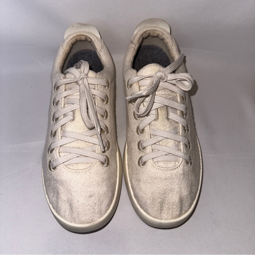 Allbirds Women’s Wool Piper Classic Low-Top Sneaker Natural White Size10